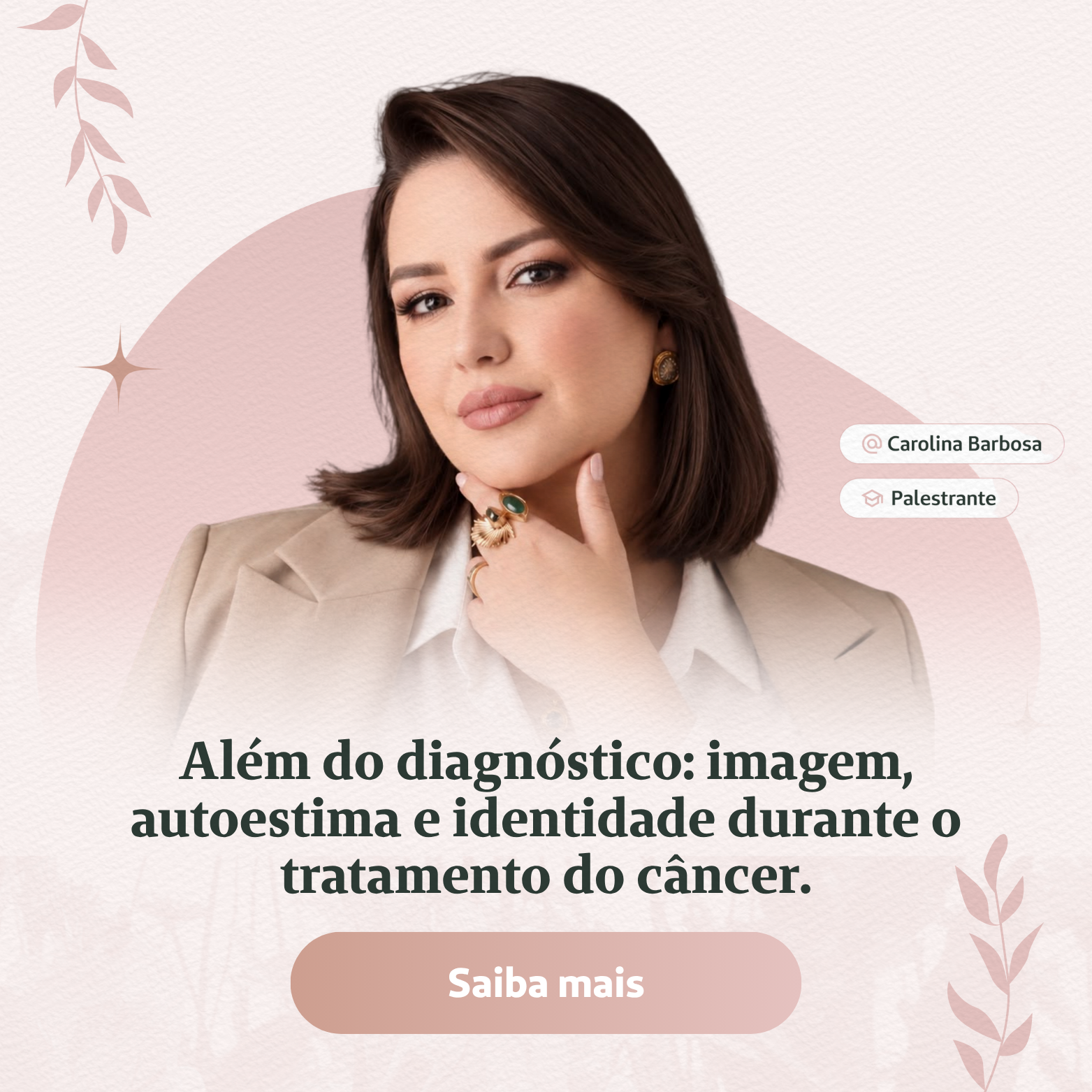 Outubro Rosa: Oficina de autoestima e imagem pessoal para pacientes oncológicas da AIS